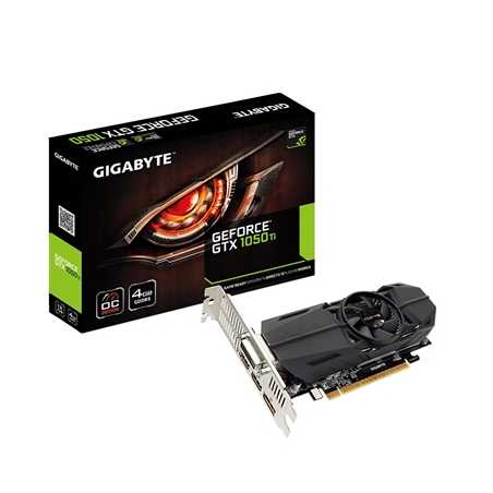 Gigabyte GeForce GTX 1050 Ti OC Low Profile 4G 4GB GDDR5 Low Profile Cooling System Graphics Card