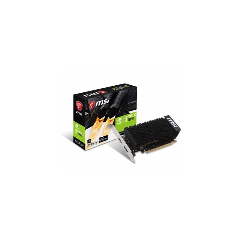 MSI GeForce GT 1030 2GB Passive Low Profile OC Graphics Card