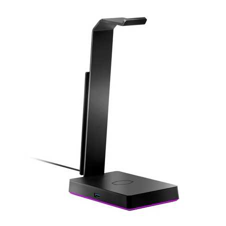 Cooler Master GS750 RGB Headphone Stand with Qi Charging & 7.1 Surround Sound