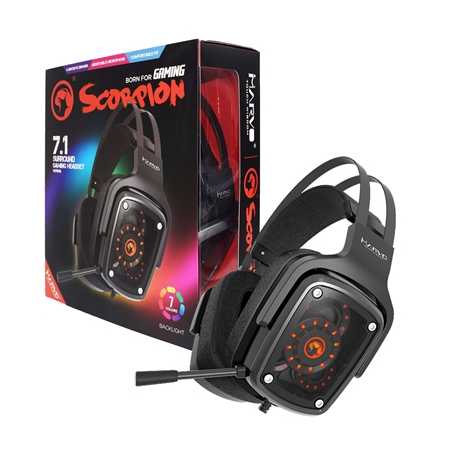 Marvo Scorpion HG9046 7.1 True Surround Sound 7 Colour LED Gaming Headset