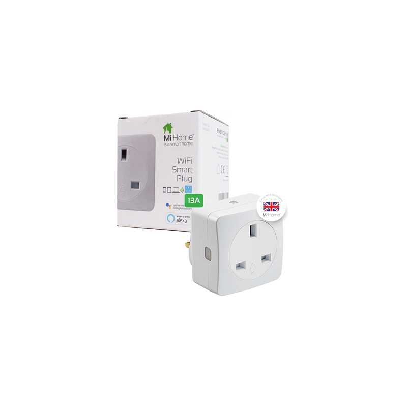 Energenie WiFi Smart Mains Plug - Compatible with Google Assistant and Alexa