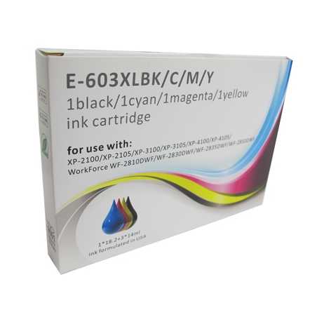 603 XL Epson Compatible Multipack Replacement Ink