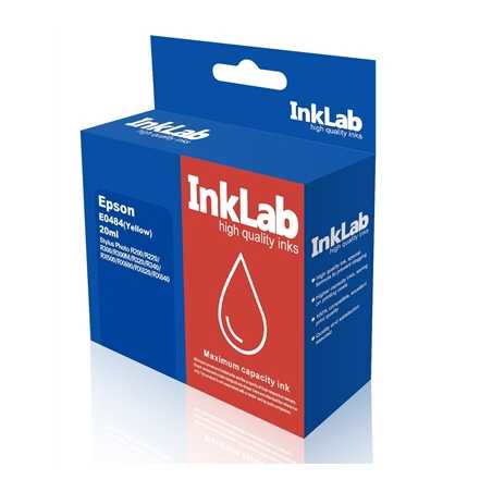 InkLab 484 Epson Compatible Yellow Replacement Ink
