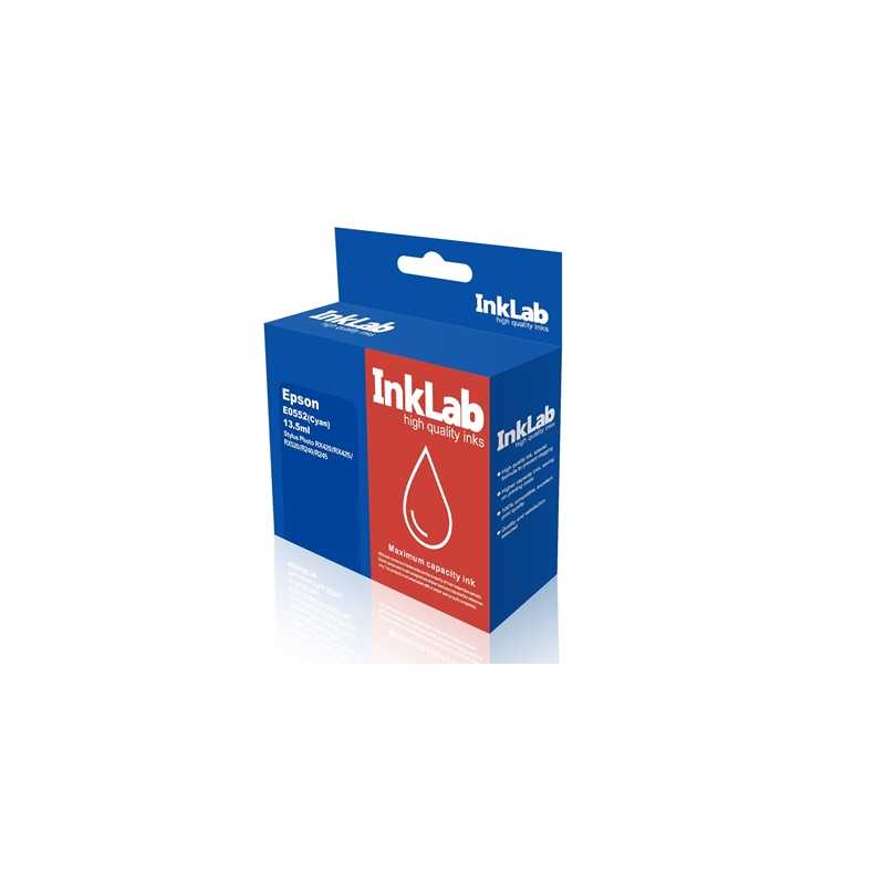 InkLab 552 Epson Compatible Cyan Replacement Ink