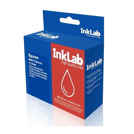 InkLab 611 Epson Compatible Black Replacement Ink