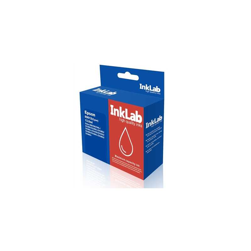 InkLab 612 Epson Compatible Cyan Replacement Ink