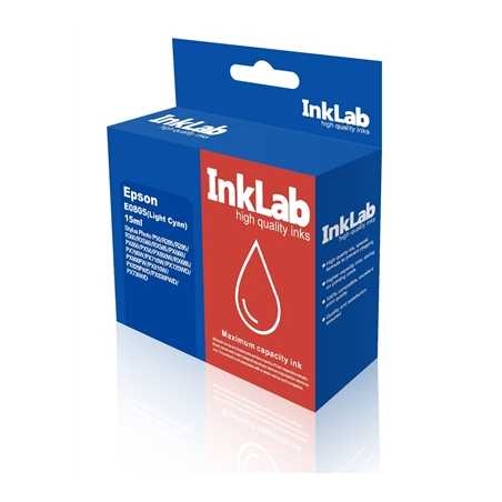 InkLab 805 Epson Compatible Light Cyan Replacement Ink