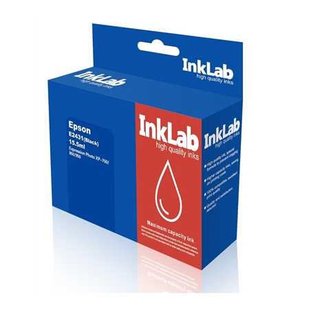 InkLab 2431 Epson Compatible Black Replacement Ink