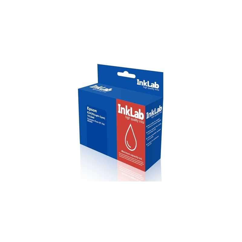 InkLab 2435 Epson Compatible Light Cyan Replacement Ink