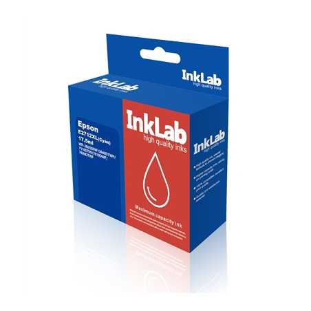 InkLab 27 XL Epson Compatible Cyan Replacment Ink