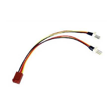 3-Pin Fan (F) to 2 x 3-Pin Fan (M + M) 0.15m OEM Internal Splitter Cable