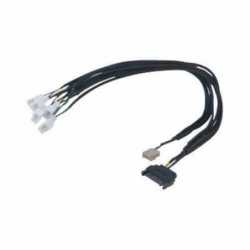 Akasa FLEXA FP5S Smart PWM Cable for 5 PWM Case Fans and Coolers, SATA Power