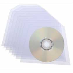 Clear Disk Sleeves 100 pack 70 Micron