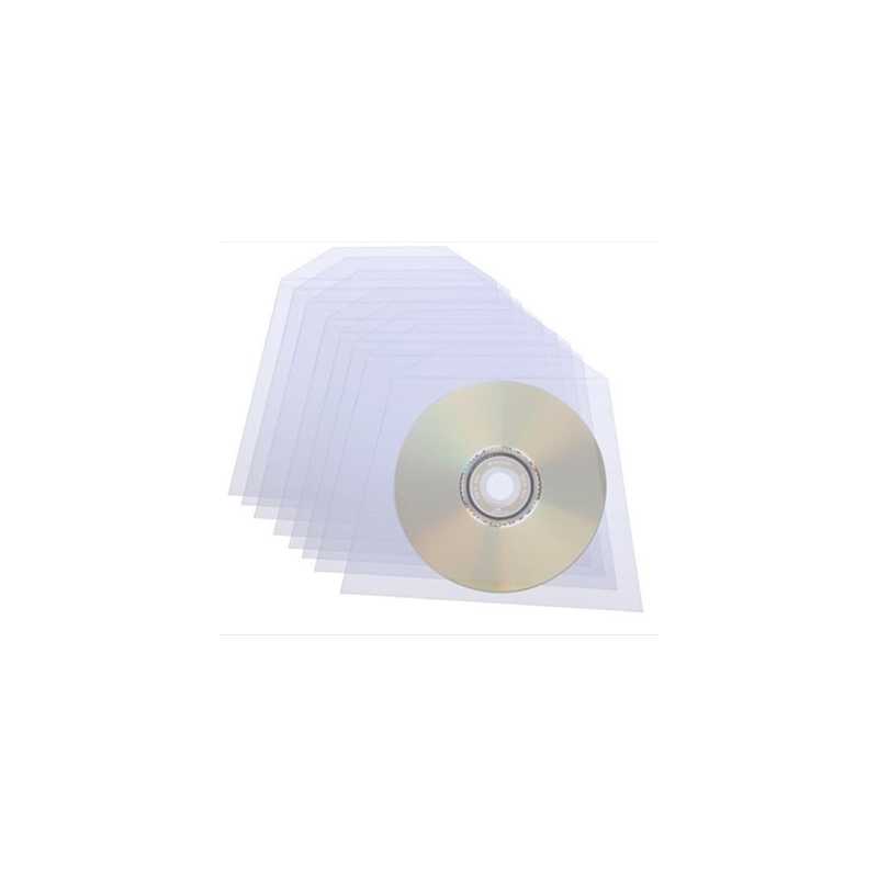 Clear Disk Sleeves 100 pack 70 Micron