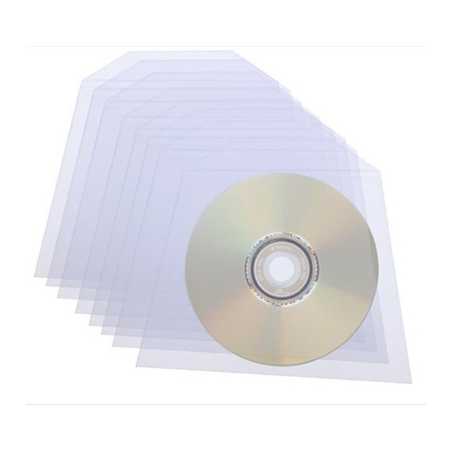 Clear Disk Sleeves 100 pack 70 Micron