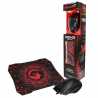 Marvo Scorpion M355 USB 7 Colour LED Black Programmable Gaming Mouse with G1 Small Gaming Mouse Pad Gaming Combo