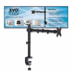 Evo Labs Single Monitor Arm Desk Mount