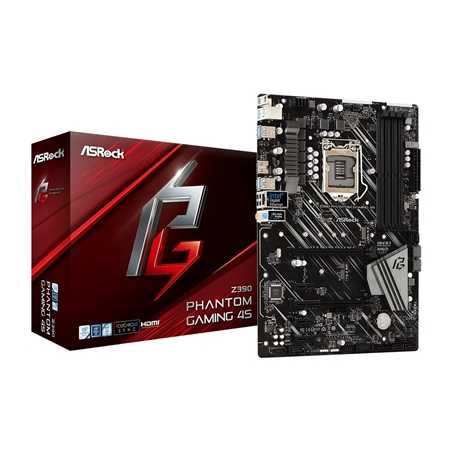 ASRock Z390 Phantom Gaming 4S Intel Socket 1151 ATX HDMI USB 3.2 M.2 Motherboard
