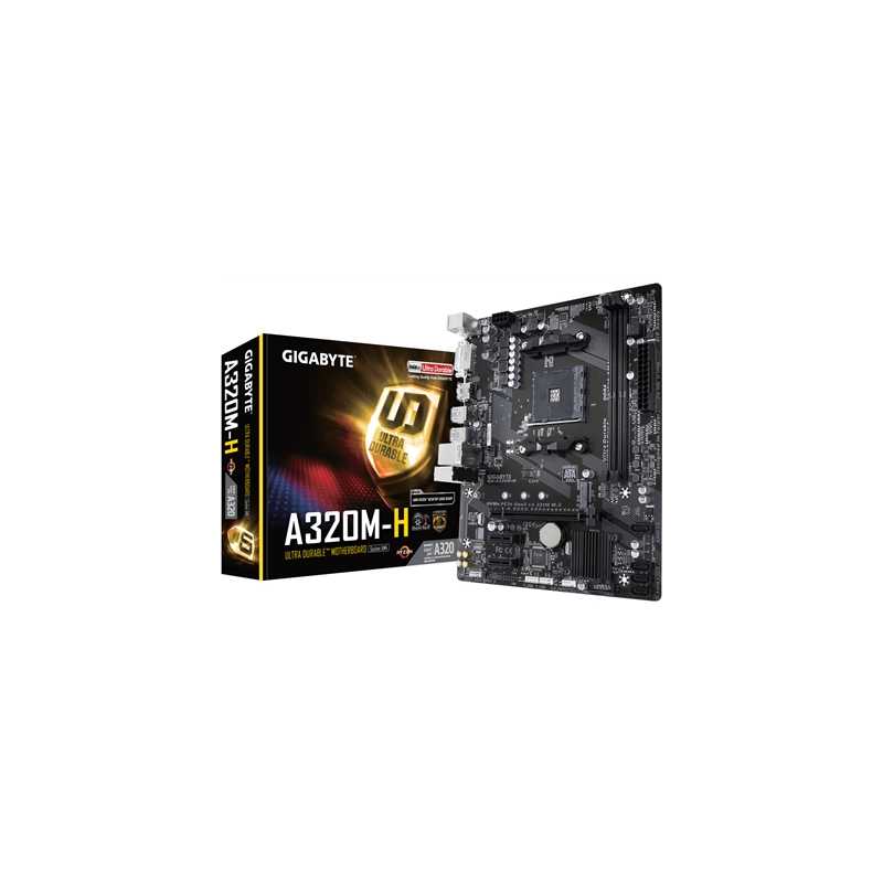 Gigabyte GA-A320M-H AMD Socket AM4 Micro ATX HDMI/DVI-D USB 3.0 Motherboard