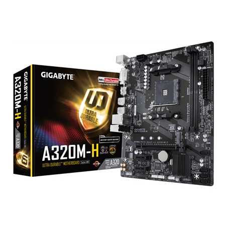 Gigabyte GA-A320M-H AMD Socket AM4 Micro ATX HDMI/DVI-D USB 3.0 Motherboard