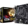 Gigabyte GA-A320M-S2H V2 AMD Socket AM4 DDR4 Micro ATX VGA/DVI-D/HDMI M.2 USB 3.1 Motherboard