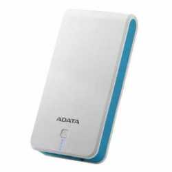 ADATA AP20100 20100mAh Powerbank, 2 x USB, LED Flashlight, White & Blue