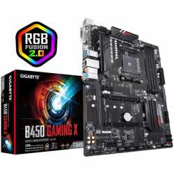 Gigabyte B450 Gaming X AMD Socket AM4 ATX DDR4 DVI-D/HDMI M.2 Motherboard