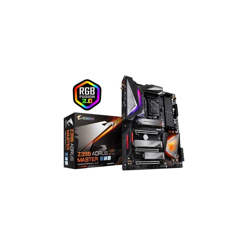 Gigabyte Z390 AORUS MASTER Intel Socket 1151 ATX DDR4 HDMI Triple M.2 RGB USB C 3.1 Motherboard