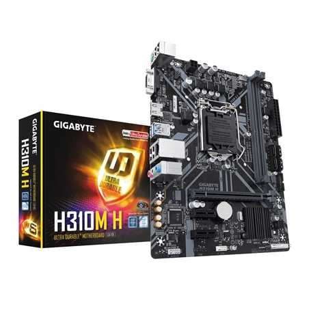 Gigabyte H310M H Intel Socket 1151 Coffee Lake Micro ATX DDR4 D-Sub/HDMI USB 3.1 Motherboard