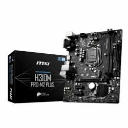 MSI H310M PRO-M2 PLUS Intel Socket 1151 DDR4 VGA/HDMI/DVI-D Micro ATX USB 3.1 M.2 Motherboard