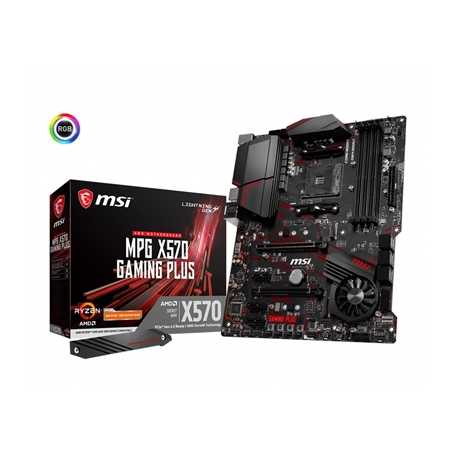 MSI MPG X570 GAMING PLUS AMD Socket AM4 ATX DDR4 HDMI USB C 3.2 M.2 Motherboard