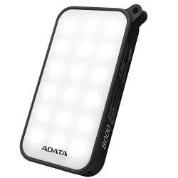 ADATA D8000L 8000mAh Outdoor Powerbank, Waterproof, Dust-proof, USB, 4-Mode LED, Black