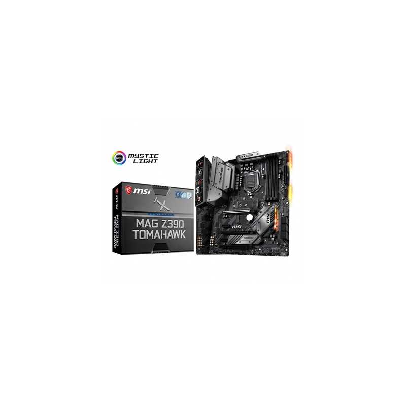 MSI MAG Z390 TOMAHAWK Intel Socket 1151 DDR4 HDMI/DisplayPort ATX USB C 3.2 RGB M.2 Motherboard