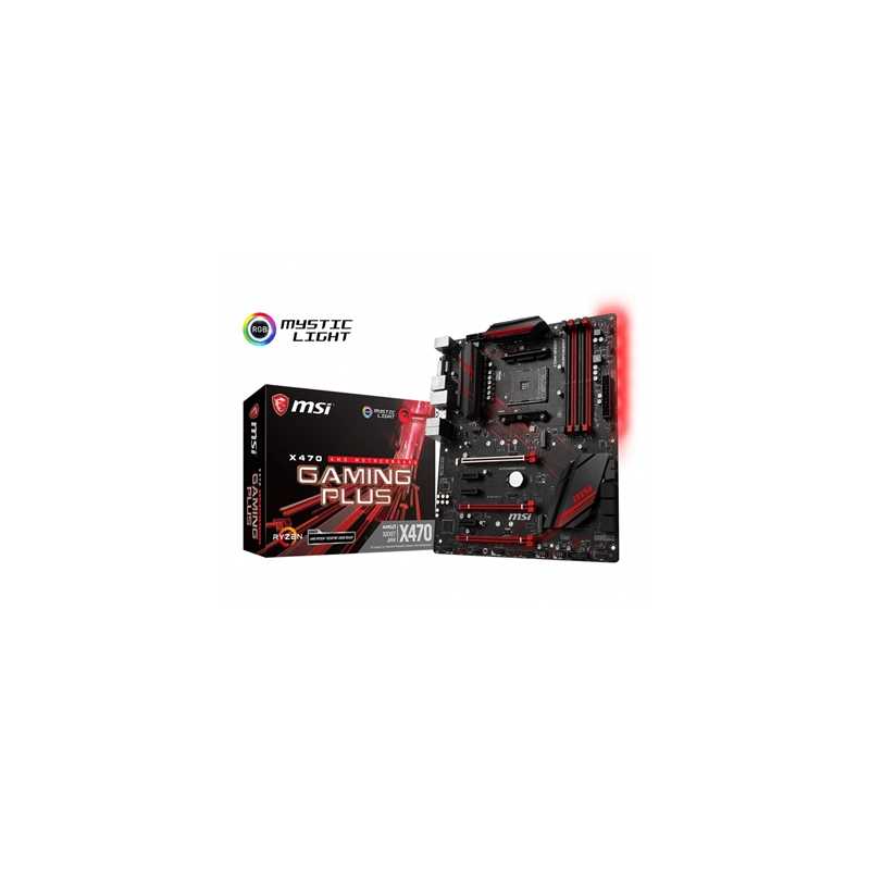 MSI X470 GAMING PLUS AMD Socket AM4 DDR4 HDMI/DVI-D ATX M.2 USB 3.1 Motherboard