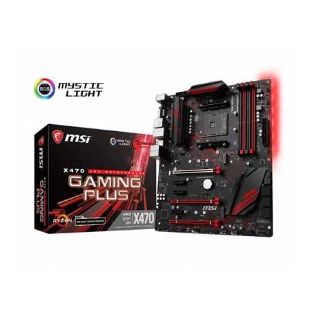 MSI X470 GAMING PLUS AMD Socket AM4 DDR4 HDMI/DVI-D ATX M.2 USB 3.1 Motherboard