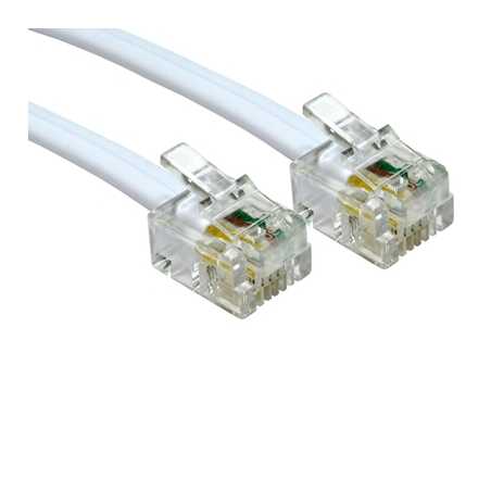 RJ11 (M) to RJ11 (M) 3m White OEM Cable