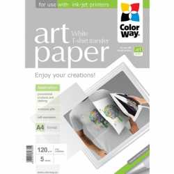 ColorWay Art T-shirt transfer Paper Light 120g/m A4 5 Sheets