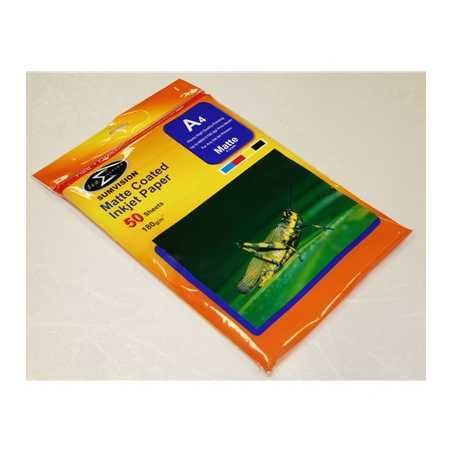 Sumvision A4 180gsm (50 pack) Matte Photo Paper