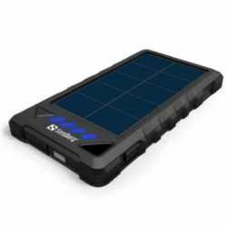 Sandberg Outdoor Solar Powerbank, 8000mAh, USB & Solar Charging, Flashlight, Rainproof, 4 LED, 5 Year Warranty
