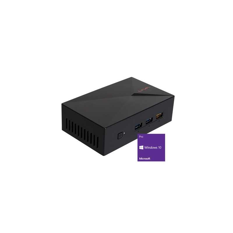 ECS EliteGroup LIVA XE Braswell J3050 4GB RAM 64GB EMMC Windows 10 Pro Small Form Factor PC