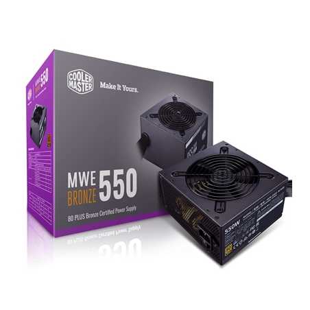 Cooler Master MWE Bronze V2 550W 120mm HDB Fan 80 PLUS Bronze PSU