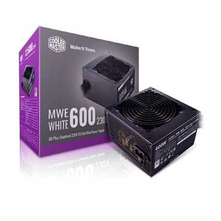 Cooler Master MWE 600W 230V V2 120mm HDB Fan 80 PLUS White PSU