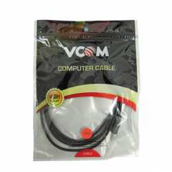VCOM 3.5mm (M) Stereo Jack to 3.5mm (F) Stereo Jack 3m Black Retail Packaged Cable