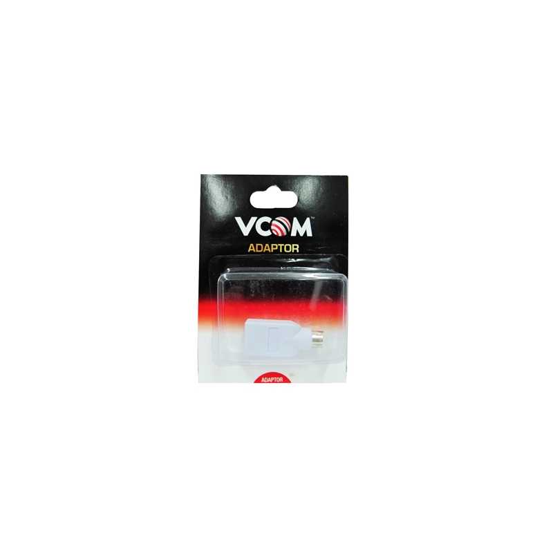 VCOM USB 2.0 A (F) to PS2 (M) White Retail Packaged Converter Adapter