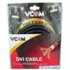 VCOM DVI-D (M) to DVI-D (M) 5m Black Retail Packaged Display Cable