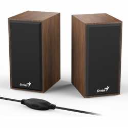 Genius SP-HF180 Wooden Stereo Speakers