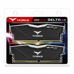 Team DELTA RGB 16GB Black Heatsink with RGB LEDs (2 x 8GB) DDR4 2666MHz DIMM System Memory