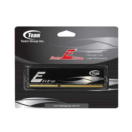 Team Elite 4GB Black Heatsink (1 x 4GB) DDR3 1333MHz DIMM System Memory