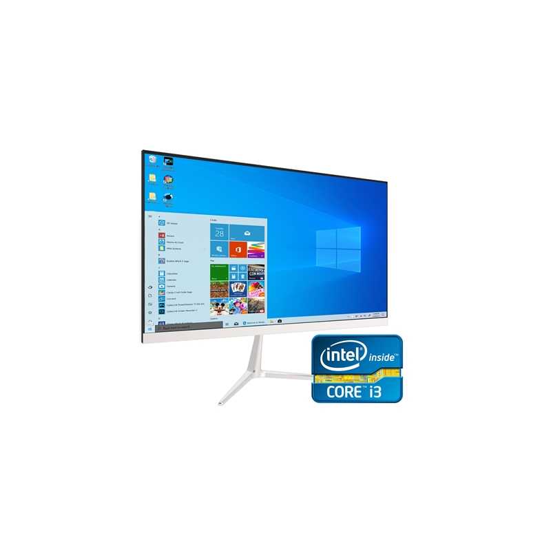 All-In-One 24" PC Intel i3 8100 3.60GHz Quad Core 8GB DDR4 RAM 512GB M.2 Wireless w Windows 10 Pro - Prebuilt System