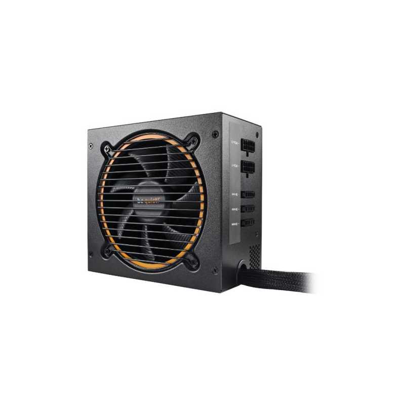 Be Quiet! 500W Pure Power 10 CM PSU, Semi-Modular, Rifle Bearing Fan, 80 Silver, Cont. Power